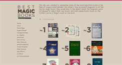 Desktop Screenshot of bestmagicbooks.com